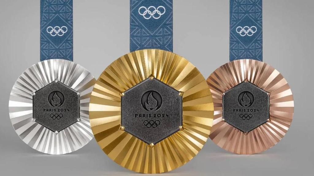 El diseño de las tres medallas de los JJOO de París 2024