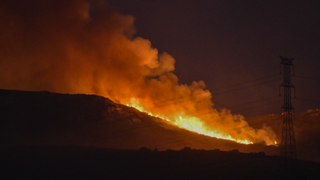 Incendio forestal de Argamasilla de Calatrava (Ciudad Real)