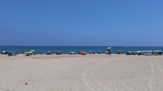 La playa de Muchavista en El Campello, a mediados de este julio.