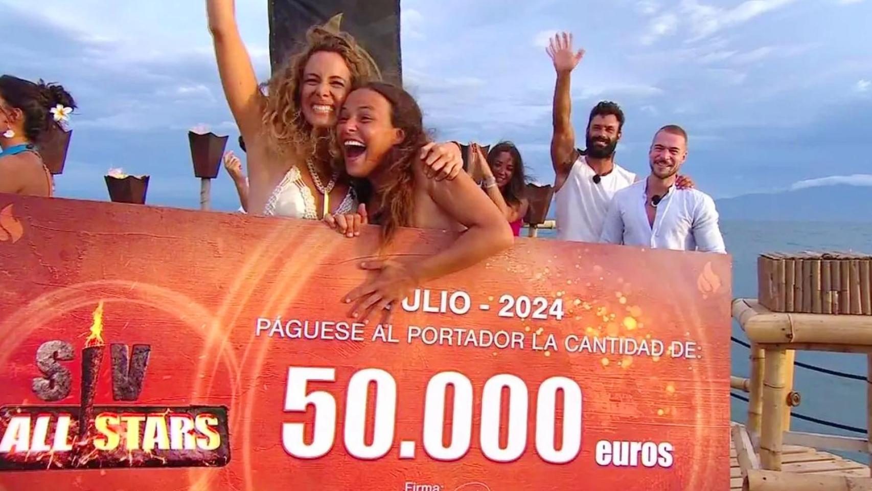 Laura Madrueño y Marta Peñate, en 'Supervivientes All Stars'