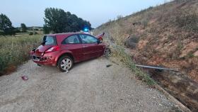 Imagen del accidente ocurrido en San Esteban