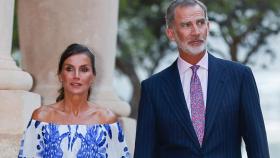 Los reyes Felipe VI y Letizia en la recepción de 2023.