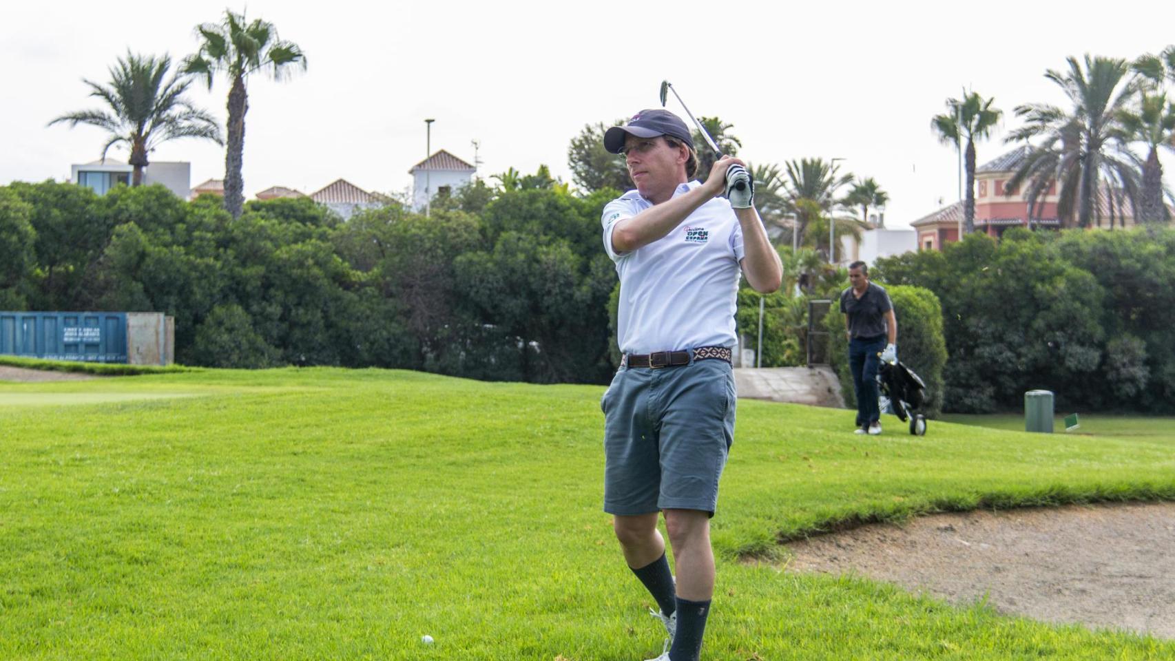 José Luis Martínez Almeida, en el torneo de golf de Motril, este fin de semana.