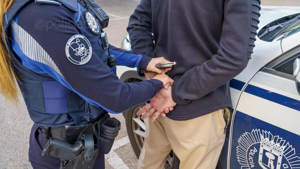 Imagen de archivo de recurso de detenciones de la Policía Municipal de Madrid.