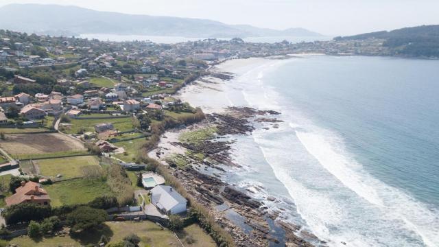 Imagen aérea de Nigrán.