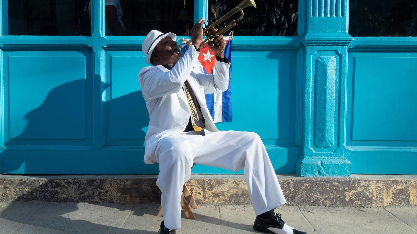 Un músico cubano.