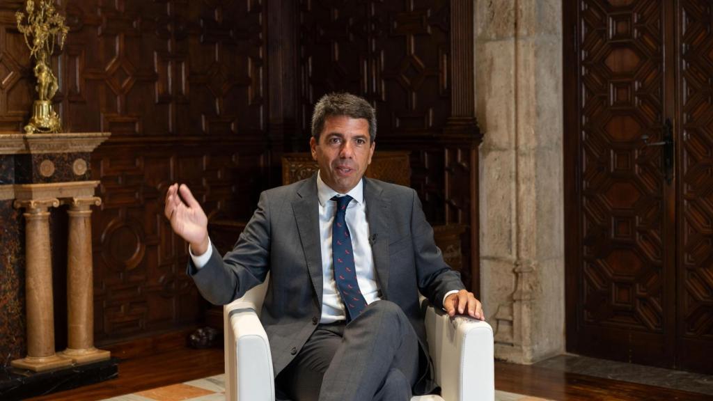 Carlos Mazón, en el Palau de la Generalitat Valenciana.