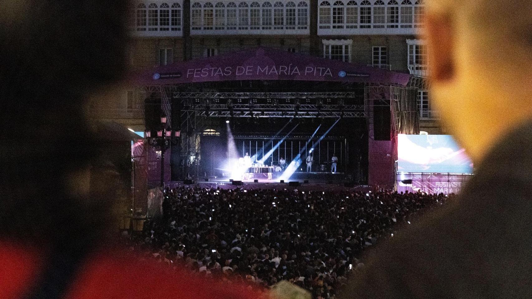 Fiestas de María Pita en A Coruña.