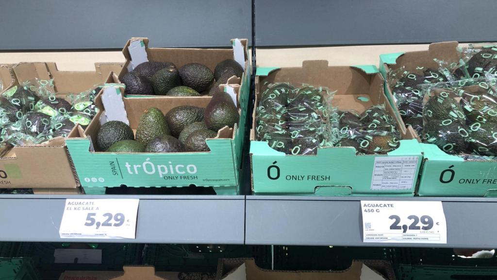 El precio del aguacate se dispara comparado con el extracomunitario.