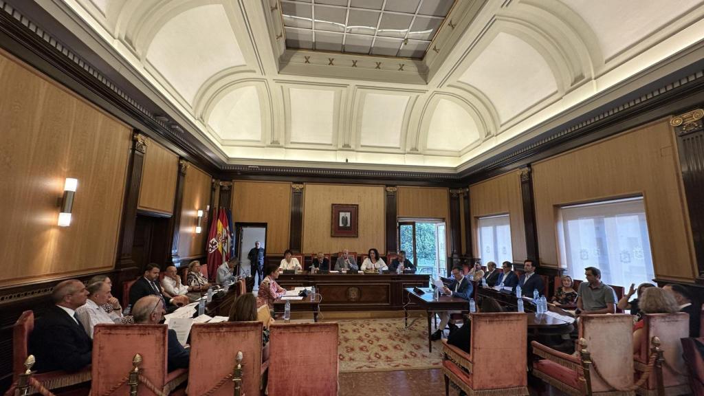 Imagen del Pleno del Ayuntamiento de León
