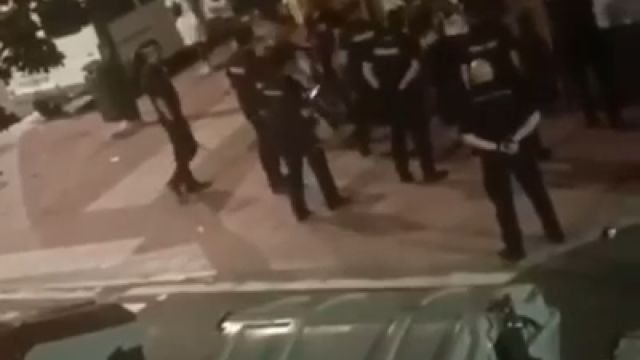 Imágenes de la actuación policial por la que se ha abierto una investigación interna en Valladolid