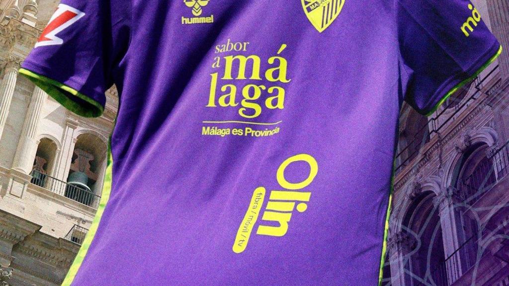 La segunda camiseta del Málaga CF para la temporada 2024-2025