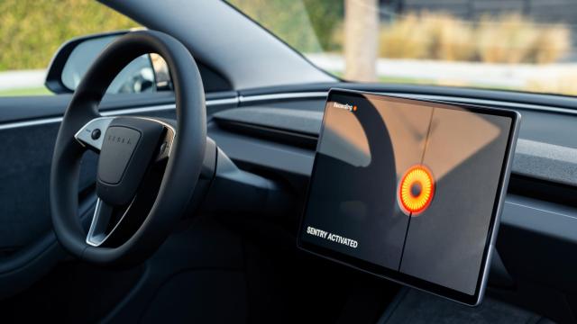 Interior del Tesla Model 3.