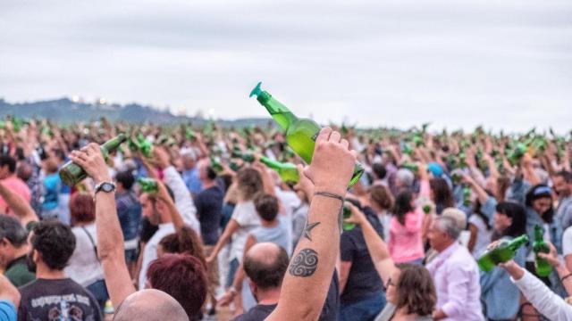 Uno de los festivales de la sidra que se celebran cada año en Asturias.