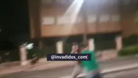 Pelea en barrio de Las Delicias