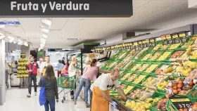 Frutería de Mercadona.