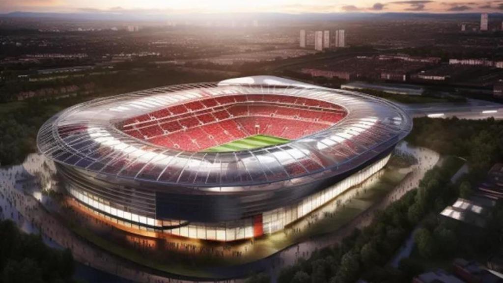 Una de las propuestas de remodelación de Old Trafford