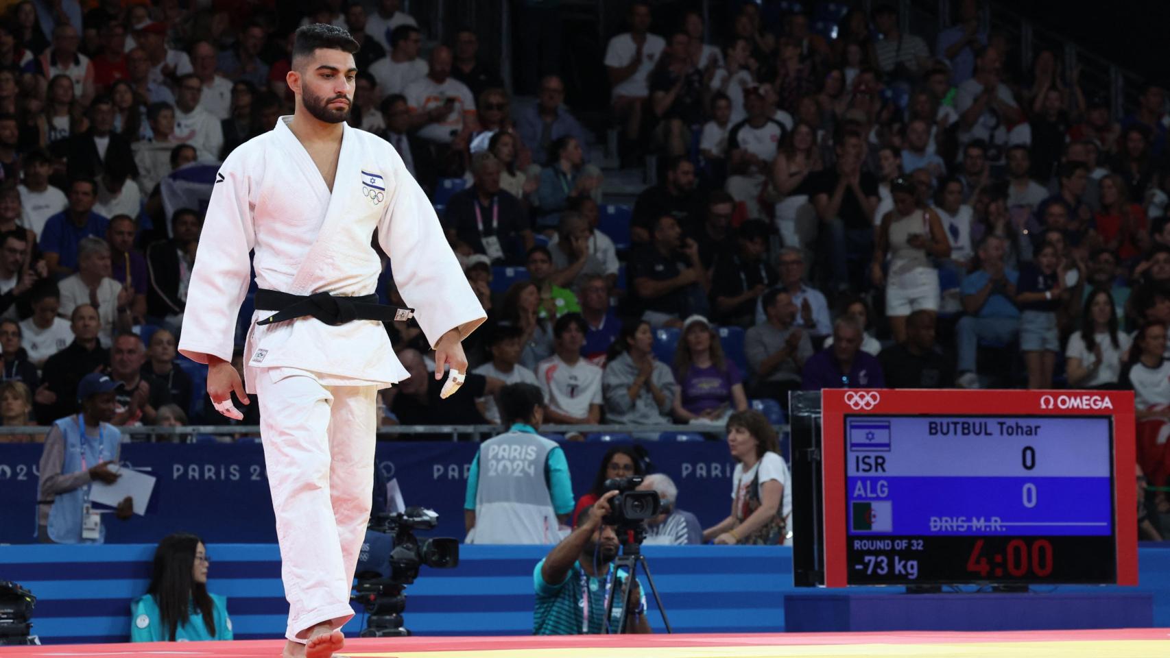 El judoca israelí Tohar Butbul durante su participación en los Juegos Olímpicos.