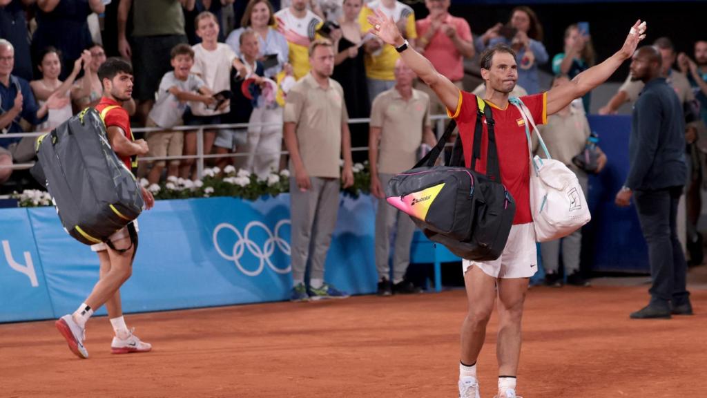 Rafa Nadal se despide de la Philippe Chartier