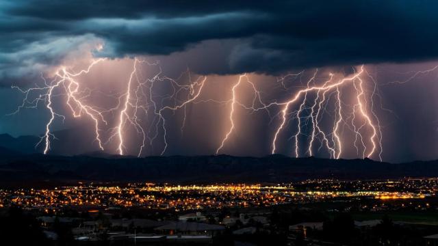 Imagen de archivo de una tormenta.