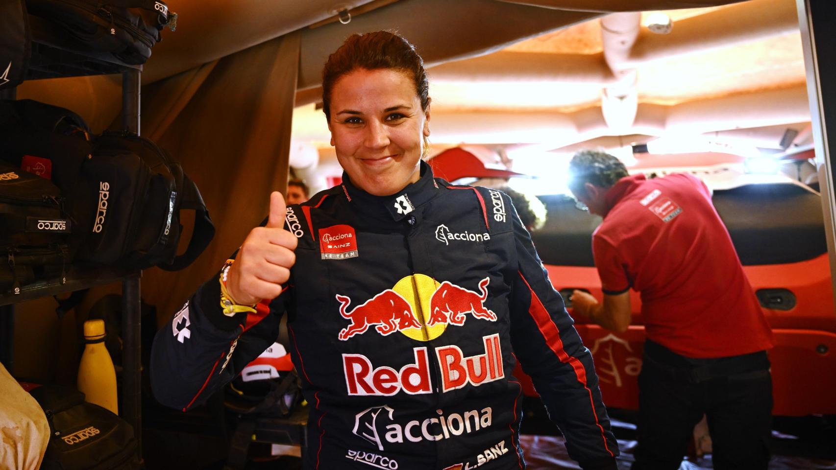 Laia Sanz, piloto del equipo Acciona Sainz