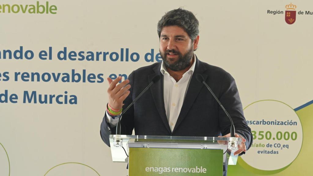 Fernando López Miras presenta este miércoles el proyecto de inversión de Enagás para construir tres plantas de biometano en la Región de Murcia.