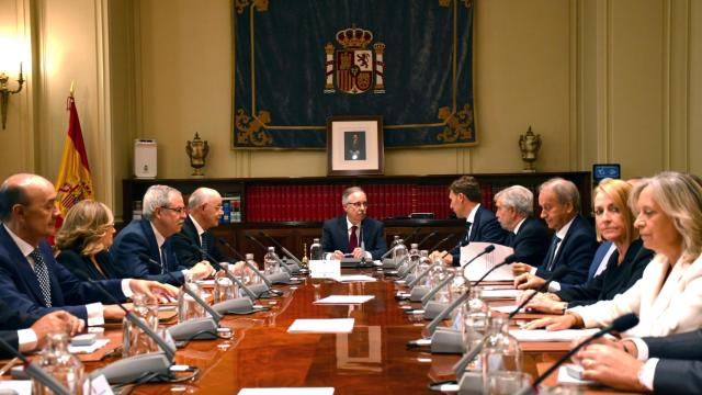 El Consejo General del Poder Judicial, el pasado 25 de julio en su sesión constitutiva, bajo la presidencia del vocal de más edad, Bernardo Fernández./