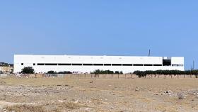 Imagen del avance de los trabajos de construcción del centro logístico de Amazon en Málaga.
