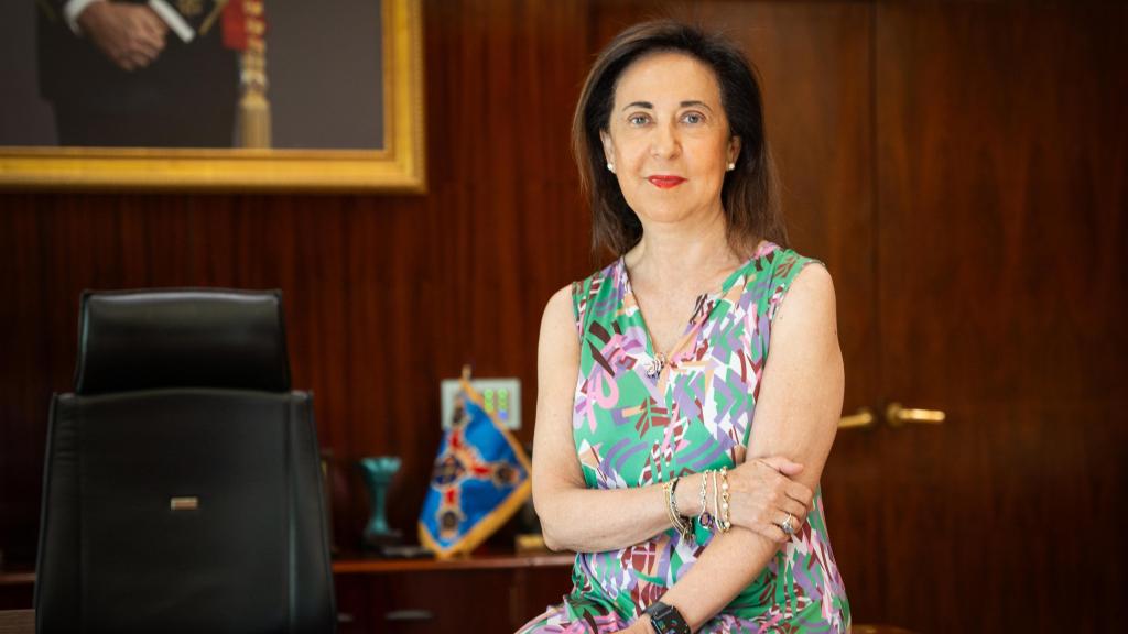 Margarita Robles, en su despacho del Ministerio de Defensa.