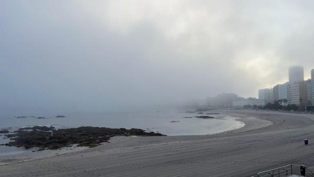 A Coruña con niebla este miércoles 31 de julio