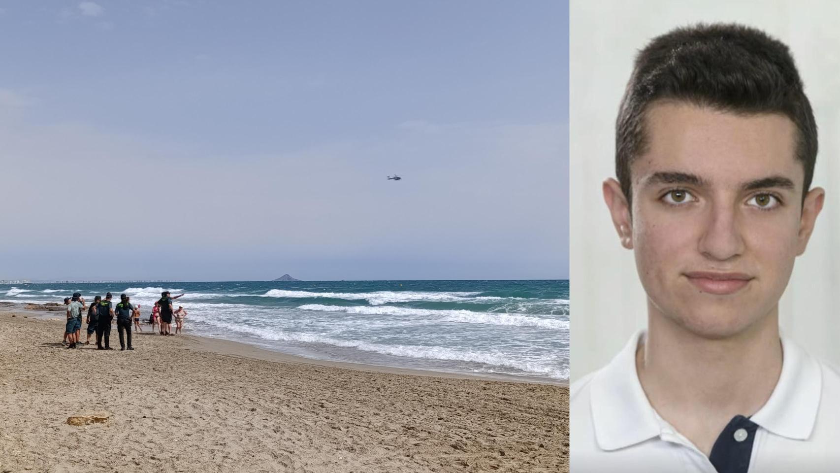 Domingo Pérez, el joven que estuvo en la playa de Las Amoladeras la misma tarde que el mar se tragó a Emmanuel.