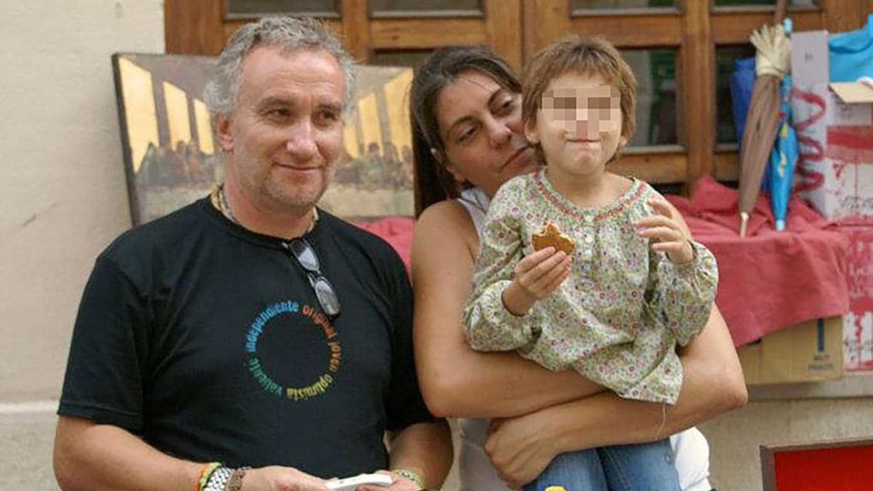 Fernando Blanco y Margarita Garau, junto a su hija Nadia.