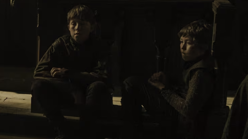 Daniel and Nathan Wiffen as extras on 'Game of Thrones'