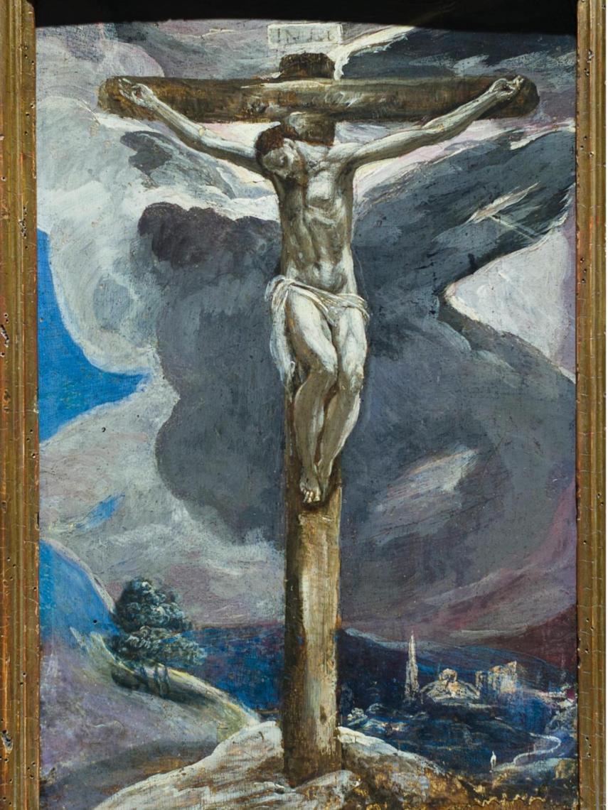 Cristo crucificado de El Greco.
