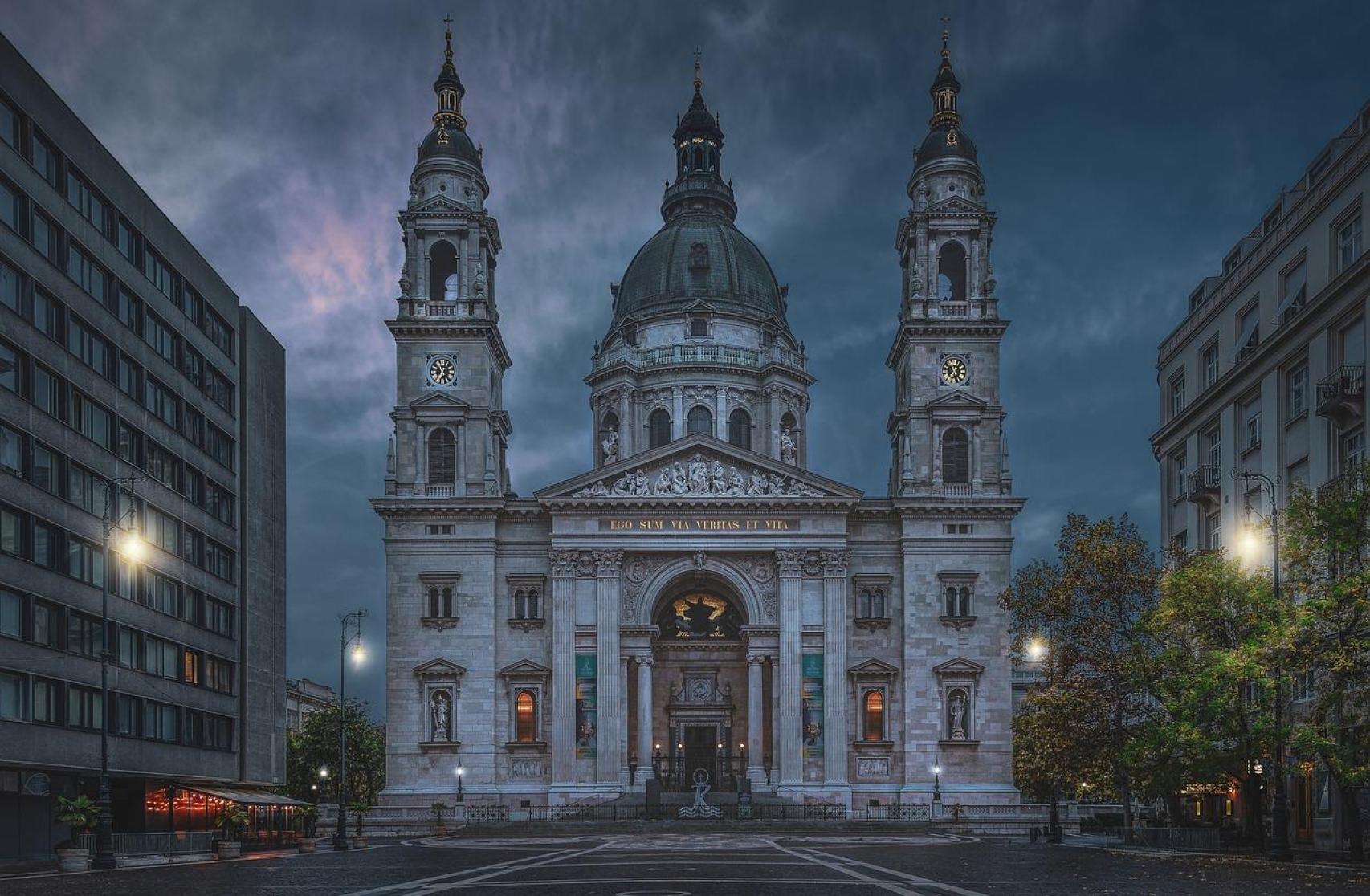 La Basílica de San Esteban, en Budapest.