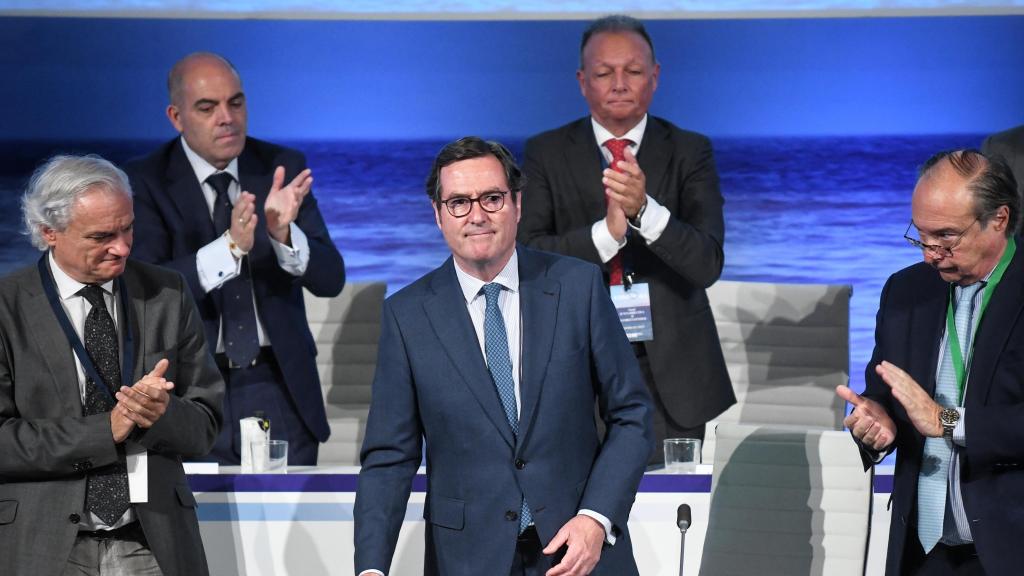 Antonio Garamendi, durante la Asamblea General de la CEOE.