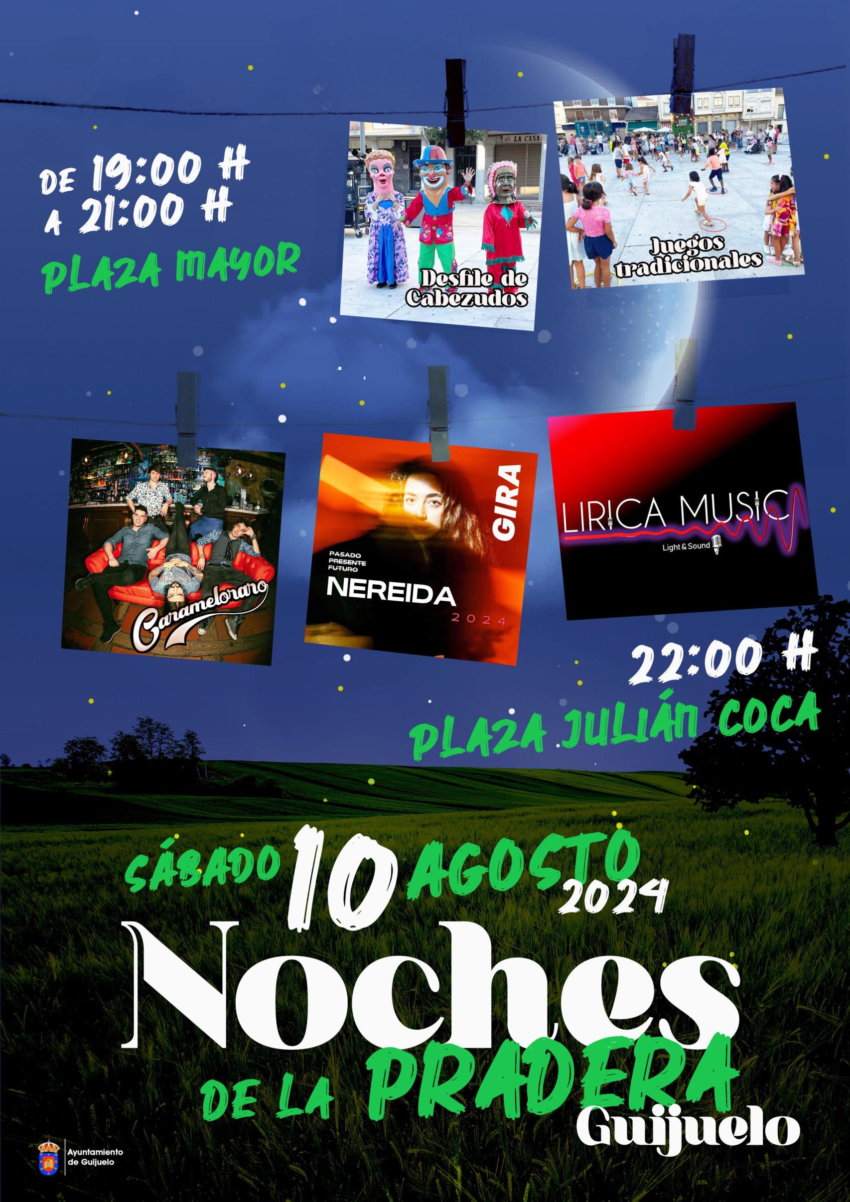 Cartel de la nueva edición de Noches de la Pradera