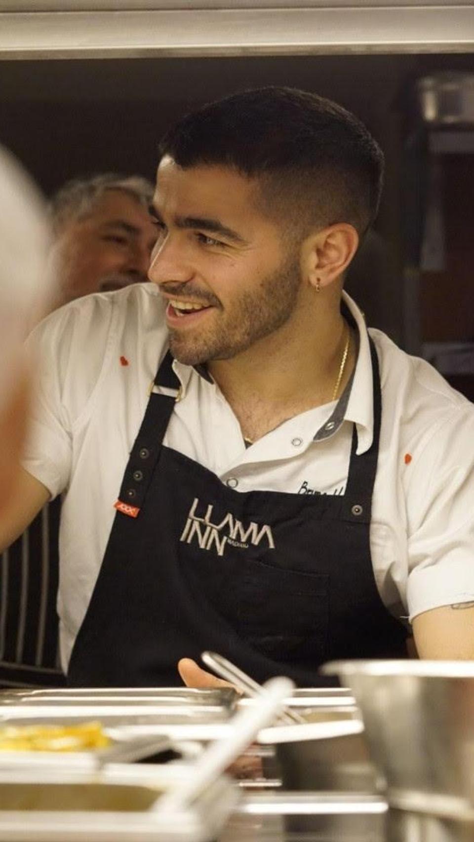 Bruno González Herce, el nuevo  chef de Llama Inn.