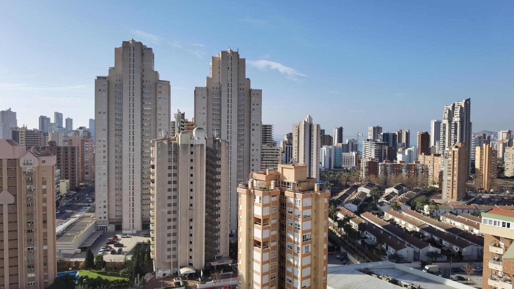 Vista de Benidorm.