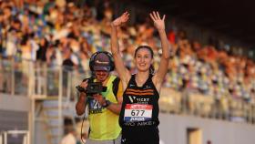 La joven atleta vallisoletana, María Viciosa