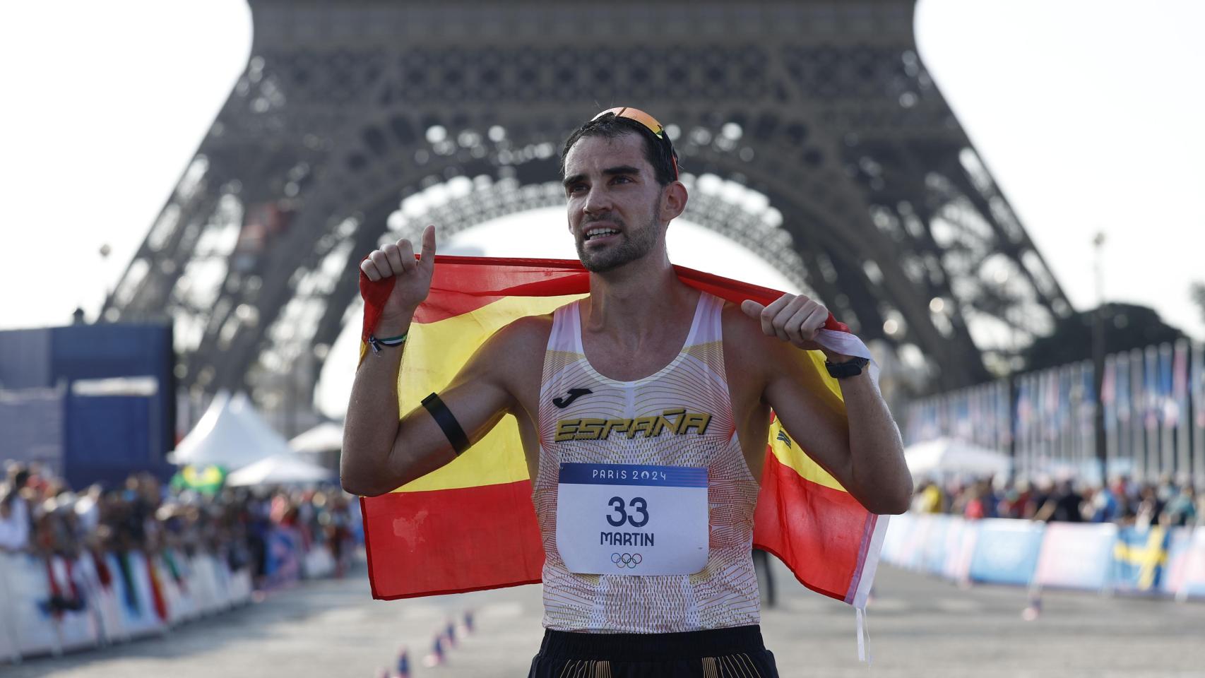 Álvaro Martín, tras ganar bronce de los 20km marcha en los JJOO de París