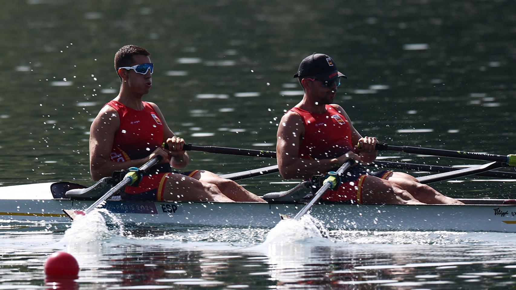 Aleix García y Rodrigo Conde, durante los Juegos Olímpicos.