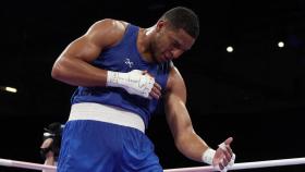 Enmanuel Reyes Pla celebra tras asegurar medalla en los Juegos Olímpicos de París 2024