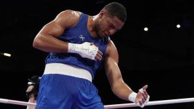 Enmanuel Reyes Pla celebra tras asegurar medalla en los Juegos Olímpicos de París 2024