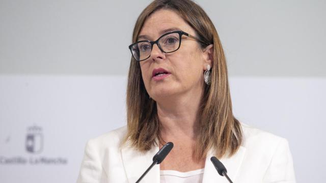 Esther Padilla, consejera portavoz del Gobierno de Castilla-La Mancha.