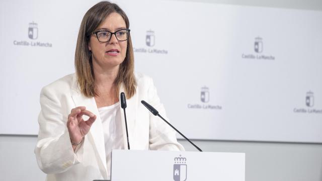 La consejera portavoz del Gobierno regional, Esther Padilla.