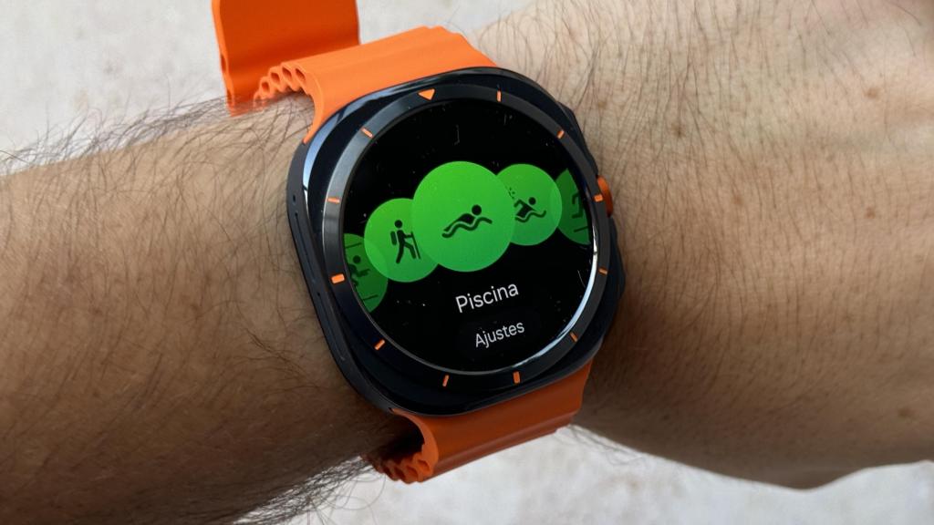 Elección de deportes en el Samsung Galaxy Watch Ultra