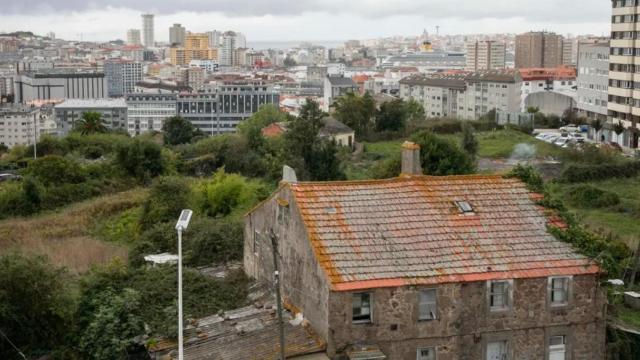 El barrio de O Castrillón, en A Coruña