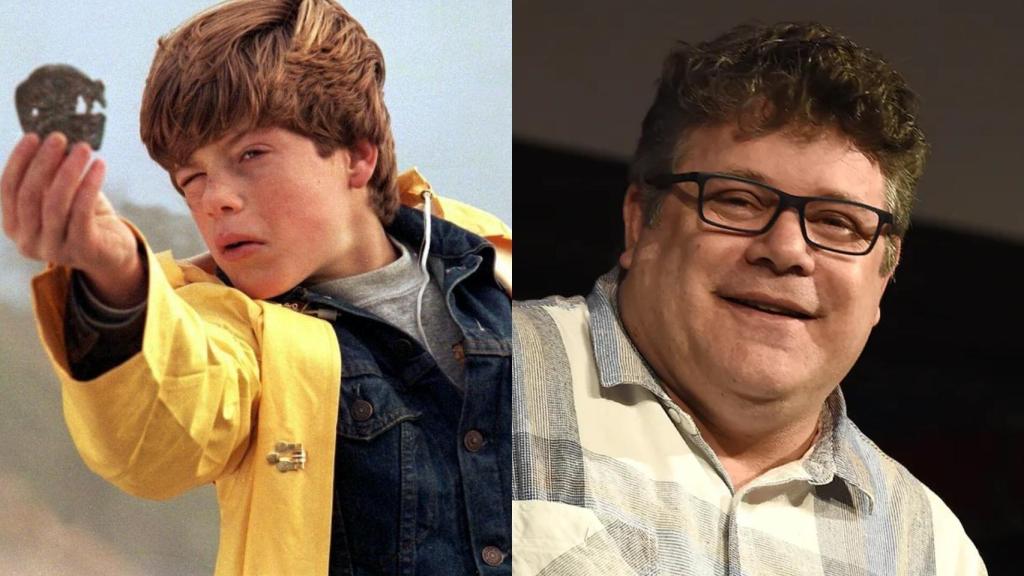 Sean Astin in 'The Goonies' and now