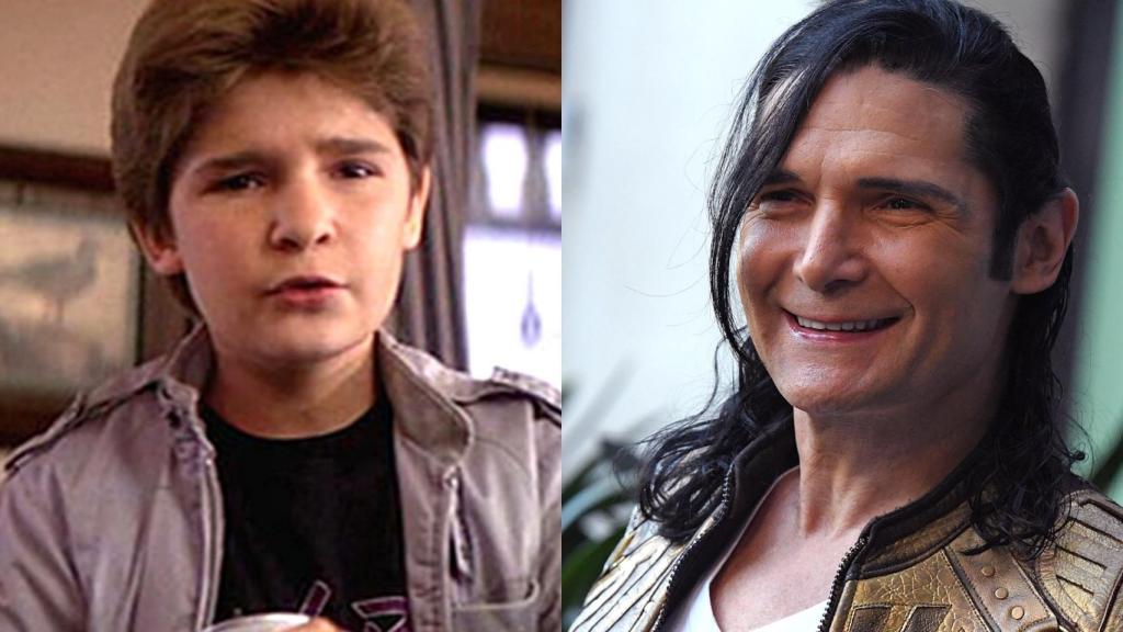 Corey Feldman in 'The Goonies' and now